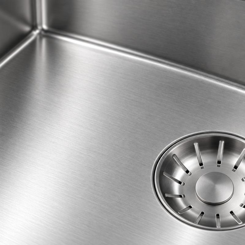 Pure.Sink Comfort Speciale 35cm korte RVS spoelbak 50x35 cm ruimte besparend PCM5035-02